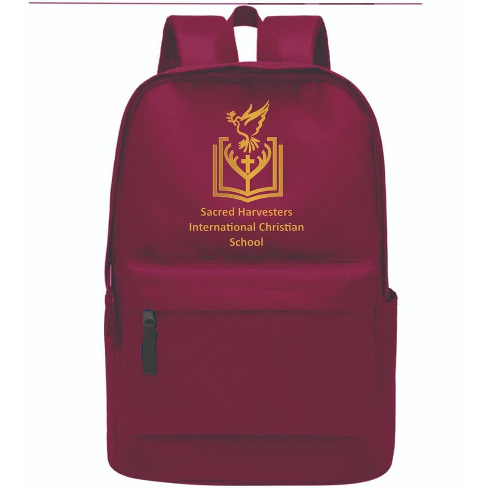 Basic 1-5 Maroon School Bag
